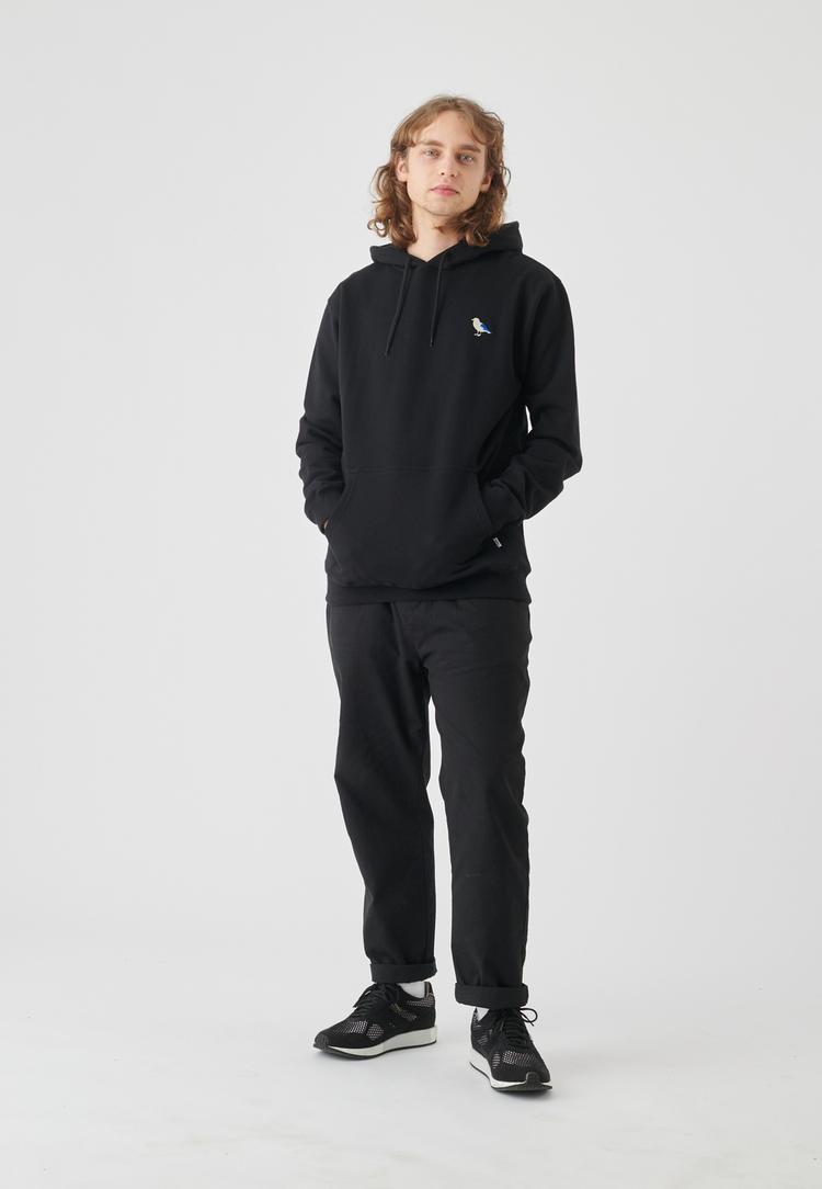 Cleptomanicx Cleptomanicx Hooded Embro Gull 2 Kapuzenshirt Herren - Black - 1 | SportScheck
