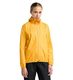 Rückansicht von Haglöfs L.I.M PROOF Jacket Hardshelljacke Damen Sunny Yellow/Desert Yellow