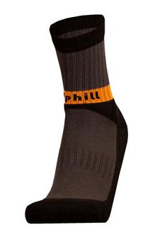 Rückansicht von UphillSport VIITA Wandersocken Black, grey