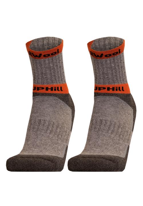 Rückansicht von UphillSport 'HETTA SUMMER' 2er Pack Wandersocken Light grey