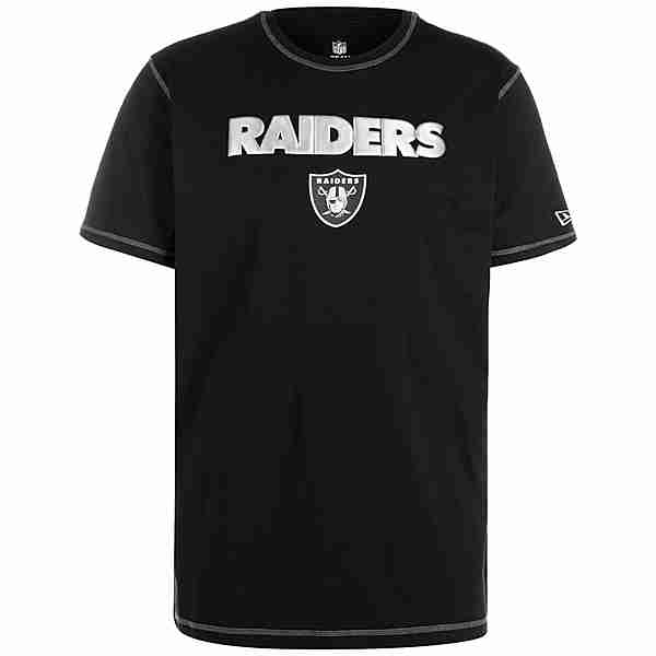 New Era NFL Las Vegas Raiders Sideline T-Shirt Herren schwarz / weiß