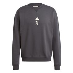 adidas Juventus Turin LFSTLR Sweatshirt Fanshirt Herren Carbon