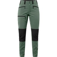Haglöfs Mid Slim Pant Trekkinghose Damen Fjell Green/True Black