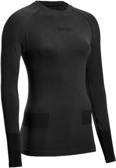 CEP Merino Skiing Base Shirt Longsleeve Laufshirt Damen black