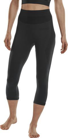 Rückansicht von CEP Merino 3/4 Tights Skiing 3/4-Tights Damen black