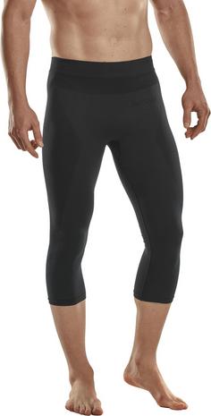 Rückansicht von CEP Merino 3/4 Skiing Base Tights Leggings Herren black