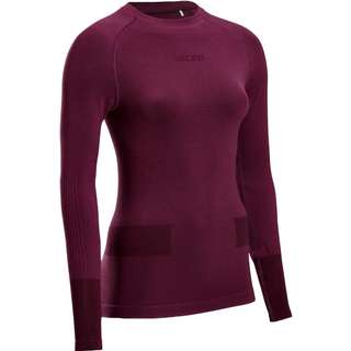 CEP Merino Skiing Base Shirt Longsleeve Laufshirt Damen purple