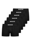Snocks Boxershorts aus Bio-Baumwolle Unterhose Herren - Schwarz
