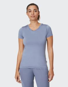 Rückansicht von VENICE BEACH VB Deanna T-Shirt Damen mirage grey