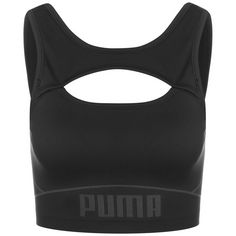 PUMA Formknit Seamless Fashion Sport-BH Damen schwarz / grau