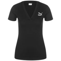 PUMA Classics T-Shirt Damen schwarz