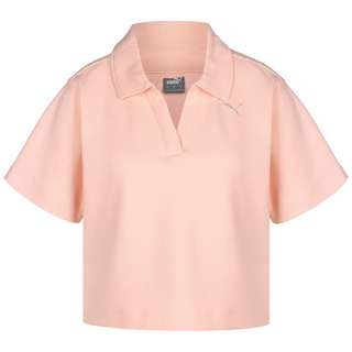 PUMA HER Polo T-Shirt Damen rosa