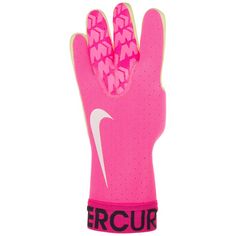 Rückansicht von Nike Goalkeeper Mercurial Touch Elite Torwarthandschuhe Herren pink / weiß