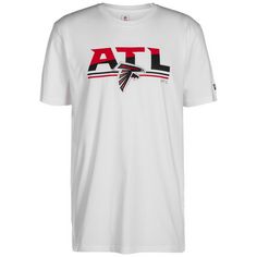 New Era NFL Atlanta Falcons 3rd Down T-Shirt Herren weiß / rot