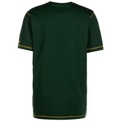 Rückansicht von New Era NFL Green Bay Packers Sideline T-Shirt Herren dunkelgrün / gelb