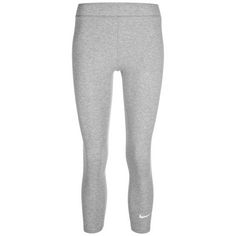 Nike High-Waisted 7/8 Leggings Damen grau / beige
