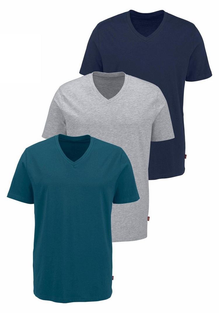BRUNO BANANI BRUNO BANANI T-Shirt T-Shirt Herren - petrol - navy - grau - 0 | SportScheck