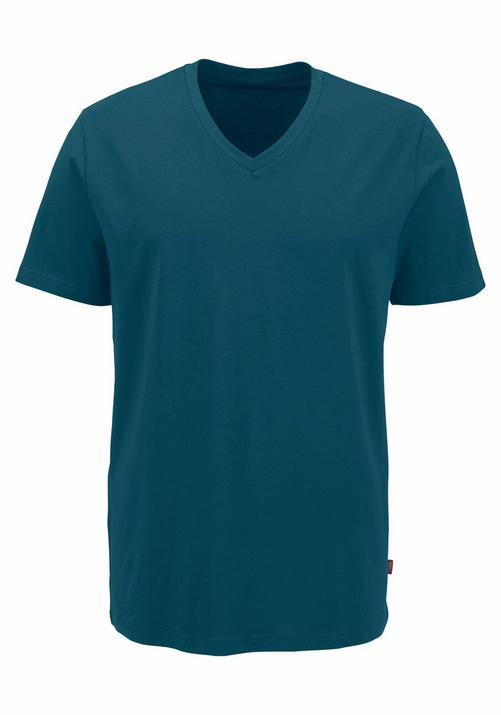 Rückansicht von BRUNO BANANI T-Shirt T-Shirt Herren petrol, navy, grau-meliert