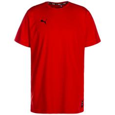 PUMA Hoops Team Basketball Shirt Herren rot / schwarz