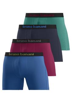 BRUNO BANANI Langer Boxer Boxershorts Herren blau, rot, marine, grün