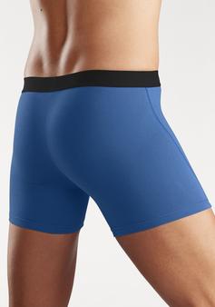 Rückansicht von BRUNO BANANI Boxer Boxershorts Herren blau rot marine grün