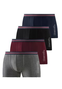 Bench Boxer Boxershorts Herren bordeaux schwarz