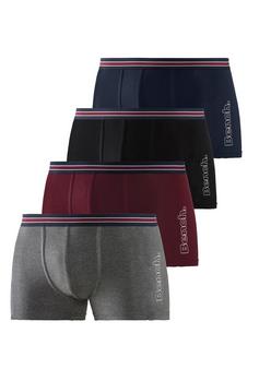 Bench Boxer Boxershorts Herren bordeaux, schwarz, anthrazit-meliert, navy