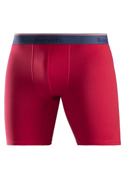 Rückansicht von Bench Langer Boxer Boxershorts Herren rot, blau, anthrazit, schwarz