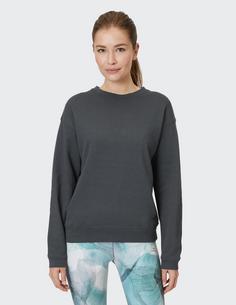 Rückansicht von VENICE BEACH VB Kehlani Sweatshirt Damen shadow green