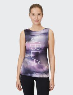 Rückansicht von VENICE BEACH VB Kenny Tanktop Damen AOP arctic sunset top