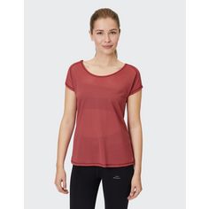 Rückansicht von VENICE BEACH VB Damaris T-Shirt Damen deep red