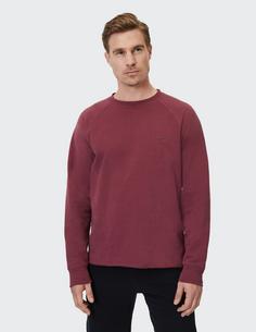 Rückansicht von VENICE BEACH VBM Callen Sweatshirt Herren burgundy