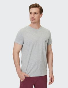 Rückansicht von VENICE BEACH VBM Alvin T-Shirt Herren mid grey melange