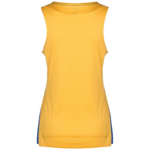 Rückansicht von Nike Team Stock 20 Basketballtrikot Damen gelb / blau