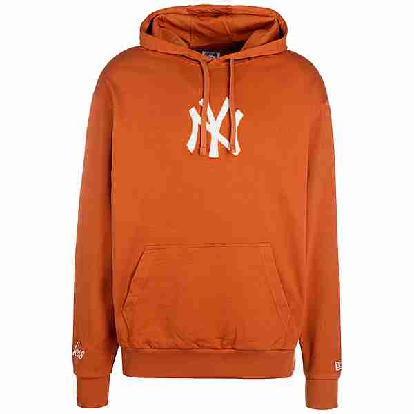New Era MLB New York Yankees World Series Patch Hoodie Herren orange / weiß