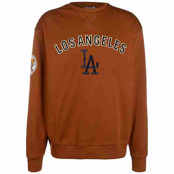 New Era MLB Los Angeles Dodgers Large Logo Sweatshirt Herren braun / dunkelblau