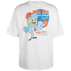 Rückansicht von New Era Soda Bird T-Shirt Herren weiß