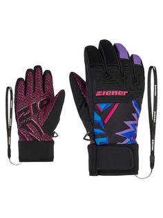 Ziener LANUS AS(R) PR Skihandschuhe Kinder purple