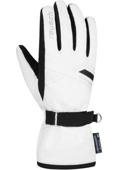 Rückansicht von Reusch Helena R-TEX® XT Skihandschuhe 1101 white / black