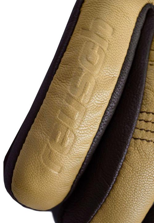 Rückansicht von Reusch Highland R-TEX® XT Skihandschuhe 8880 camel/dark brown