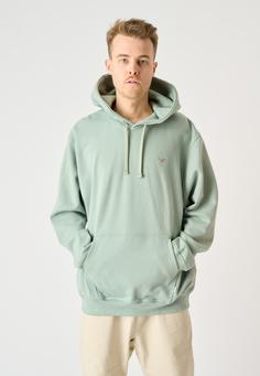 Rückansicht von Cleptomanicx Ligull Boxy Hoodie Herren Ice Green