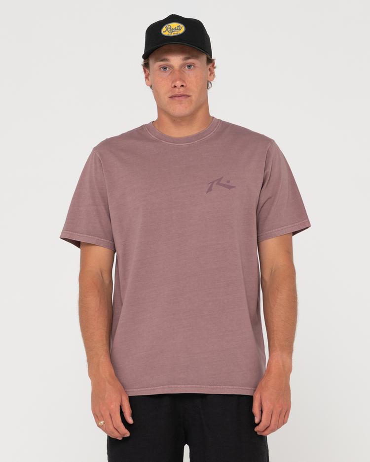 RUSTY RUSTY COMP WASH SHORT SLEEVE TEE T-Shirt Herren - Purple Rain - 0 | SportScheck