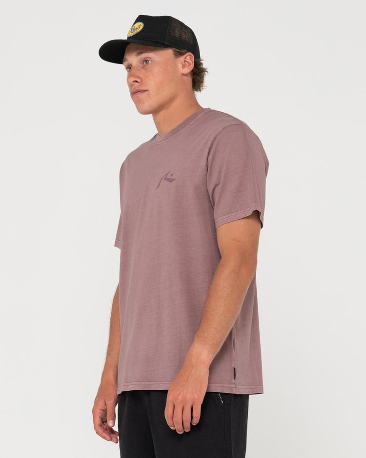 RUSTY RUSTY COMP WASH SHORT SLEEVE TEE T-Shirt Herren - Purple Rain - 1 | SportScheck
