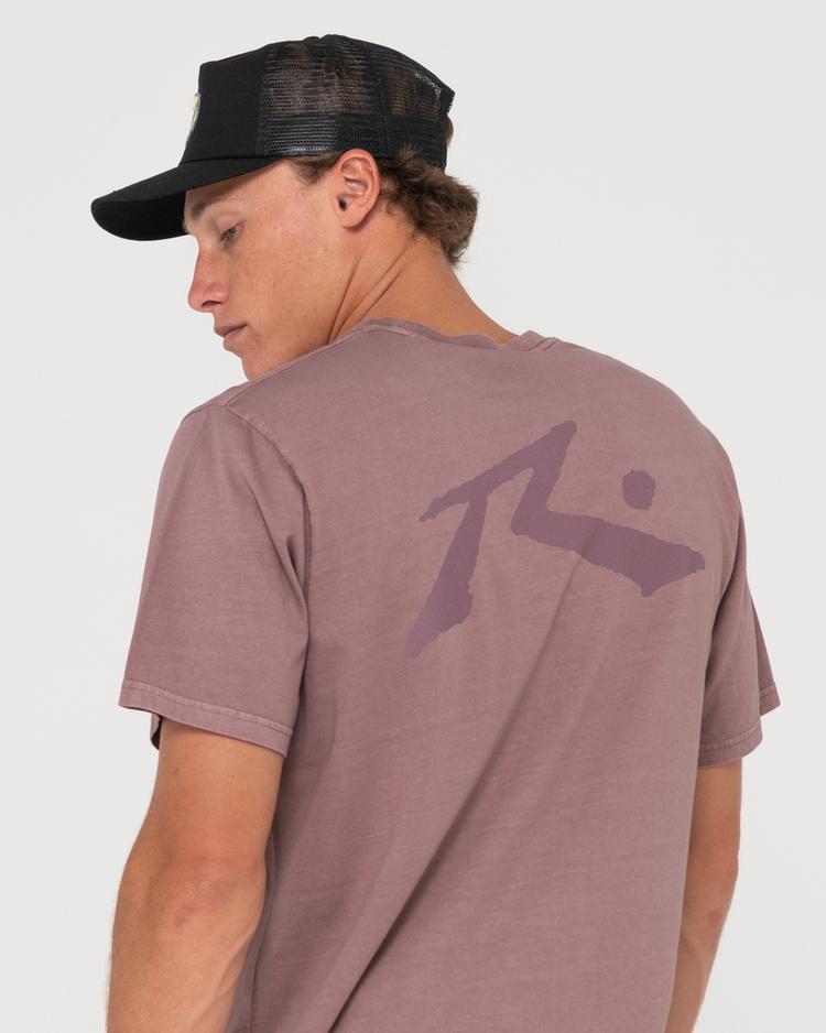 RUSTY RUSTY COMP WASH SHORT SLEEVE TEE T-Shirt Herren - Purple Rain - 2 | SportScheck