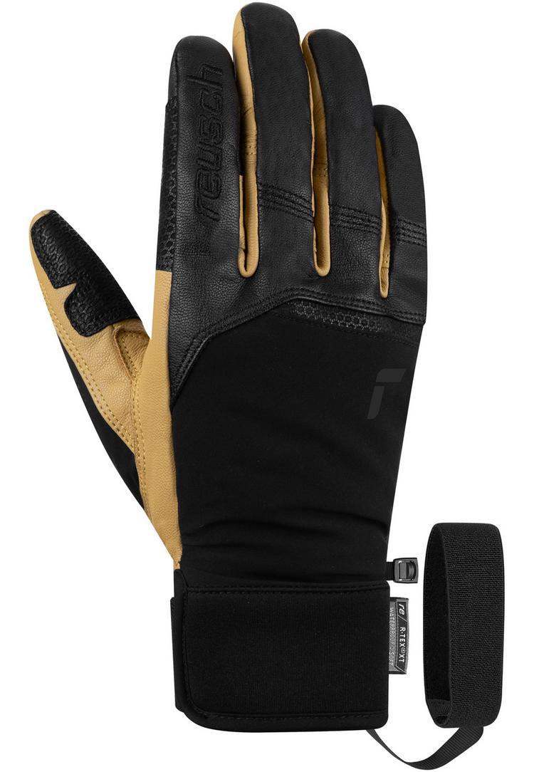 Reusch Reusch Lleon R-TEX&reg; XT Handschuh - 7490 black / camel - 0 | SportScheck