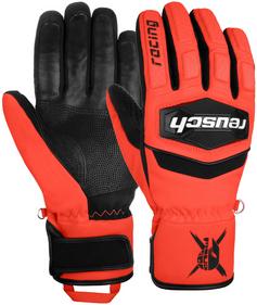 Reusch Worldcup Warrior R-TEX® XT Junior Skihandschuhe Kinder 7809 black / fluo red