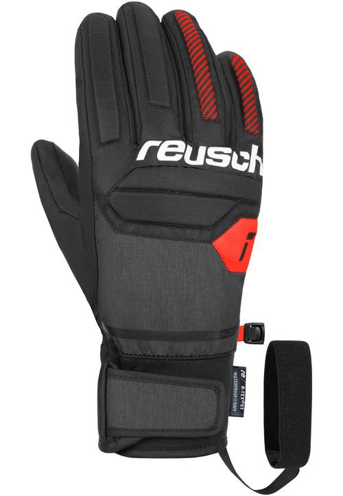 Rückansicht von Reusch Warrior R-TEX® XT Outdoorhandschuhe 7810 black/white/fluo red