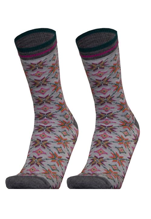 Rückansicht von UphillSport 'AUTUMN STAR' 2er Pack Freizeitsocken Grey