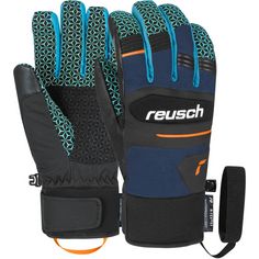 Reusch Scorpion R-TEX® XT Skihandschuhe 4425 dress blue/orange popsicl