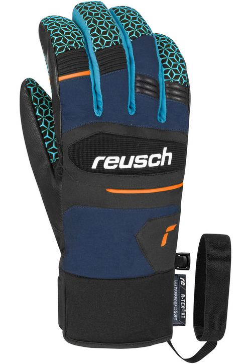 Rückansicht von Reusch Scorpion R-TEX® XT Skihandschuhe 4425 dress blue/orange popsicl